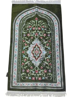 Maysam Hac Umre Hediyelik Astarlı Premium Şönil Seccade 67X112 cm