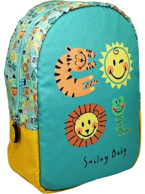 1001 Smiley Baby Lisanslı Sevimli Hayvanlar Desenli Tek Bölmeli Anaokul-Kreş Için Polyester Bebek Sı
