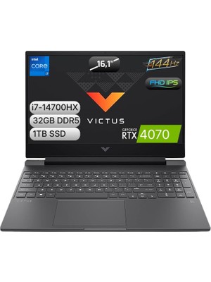 1001 9J223EA Victus 16-R1021NT I7-14700HX 32G 1tb 4070 8g 144 Hz 16.1 Fhd Freedos