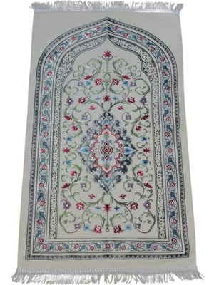 Maysam Hac Umre Hediyelik Astarlı Premium Şönil Seccade 67X112 cm