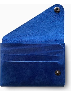 1001 Modica® Vista - Hakiki Deri Unisex Natürel Minimal Cüzdan