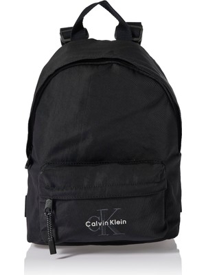 1001 Bold Small Round Backpack Erkek Sırt Çantası, Siyah, Tek Beden