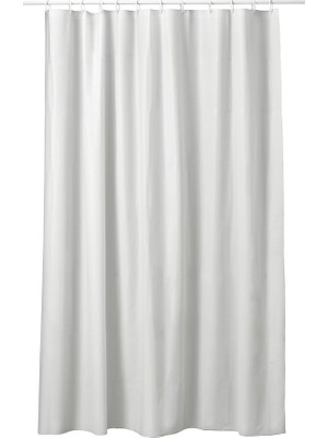 1001 Nordrönn Duş Perdesi, Beyaz, 180X200 Cm, Banyo