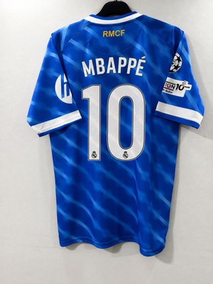 Breathless Real Madridd 2025/26 Yeni Sezon Kylian Mbappe Deplasman Forması (Mavi)