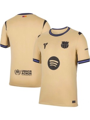 Breathless F.c Barcelone 2025-26 Sezon Isimsiz Deplasman Forması (Krem)