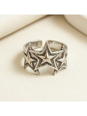 Dükkan Design Kawaii Three Star Yüzük
