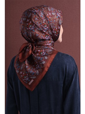 Armine Sura Ipek Eşarp Kiremit, Bordo