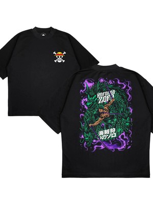 Pure Effect Unisex Oversize One Piece Halfone Series -1 Baskılı Boxy Fit Kalın Kumaşlı (240GSM) T-Shirt