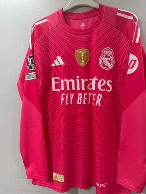 Breathless Reall Madridd 2025/26 Sezonu Pembe Uzunkol Thibaut Courtois Kaleci Forması