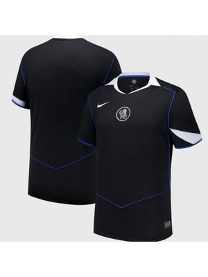 Breathless Chelsea 2025/26 Sezonu Isimsiz Deplasman Forması (Black)