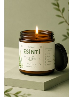 Decevorine Esinti Kokulu Mum  Ferah • Temiz • Yeşil • Sulu • Yumuşak 100 gr