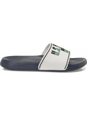 U.s. Polo Assn. Tonsy Lacivert Erkek Terlik Beyaz