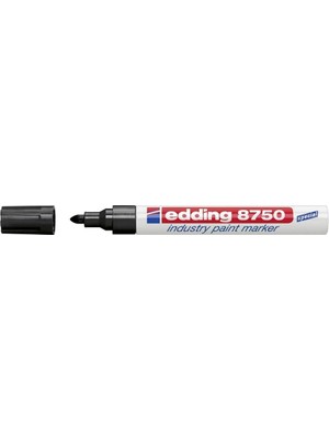 Valor Edding 8750 Endüstriyel Boya Kalemi - Siyah - 1 Kalem - Kurşun Ucu 2-4 mm