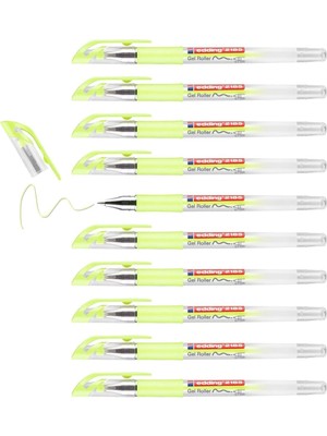 Valor Edding 2185 Jel Roller Pastel Sarı - 10 Kalem - 0,7 mm