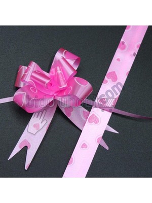 Valor Paket Süsü Pratik Fiyonk 10'lu 35 cm Pembe