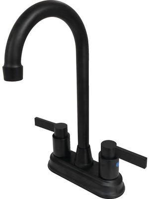 Valor Kingston Brass KB8490NDL Nuvofusion Bar Musluk, 12 cm Emzik Erişimi, Mat Siyah