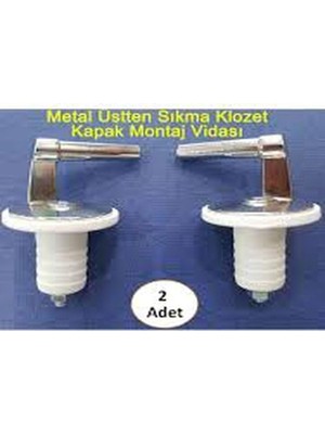 Valor Feyza Metal Klozet Kapak Vidası Üstten Sıkmalı