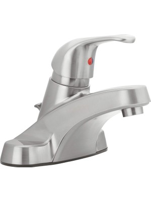 Valor Aqua Vista 30-B410-AV-BN Watersense Sertifikalı Banyo Lavabo Bataryası, Fırçalanmış Nikel Tek Kulp