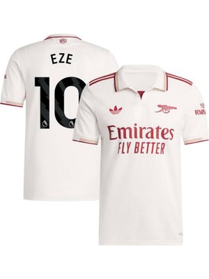 Breathless Arsenal 2025/26 Yeni Sezon Eze Deplasman Forması (Beyaz)