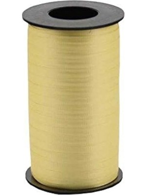 Valor Berwick Offray Splendorette Kıvırcık Süs Şeridi, 0,5 cm x 457 M, Pastel Sarı