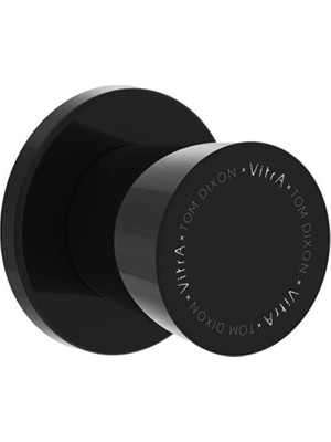 Valor Vitra Liquid A4279339 Ankastre Stop Valf (Sıva Üstü Grubu), Parlak Siyah