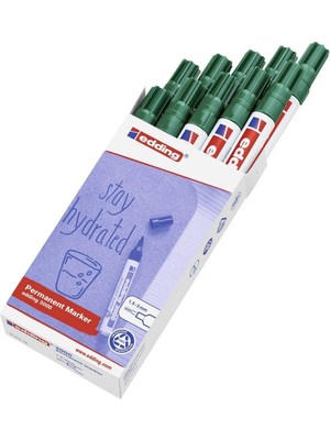 Valor Edding 3000 Permanent Markör Yeşil - 10 Kalem - 1,5-3 mm Yuvarlak Uç