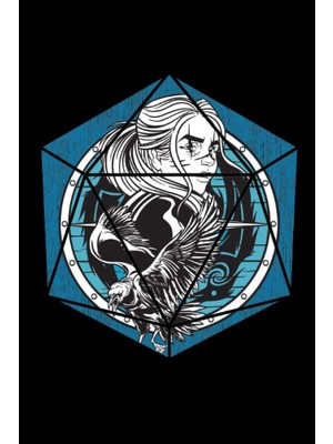 Valor Doncella Escudera Nórdica D20 - Cuaderno De Mitología Nórdica: Cuaderno Din A5 (6x9) Para Entusiast