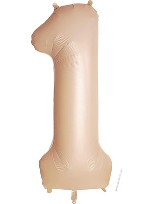 Valor Benim Marifetlerim - 1 Rakamı Karamel Folyo Balon 34 Inch 86 cm