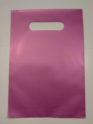 Valor 13X20 Lüx El Geçme Hediye Poşeti 50 Li Pembe