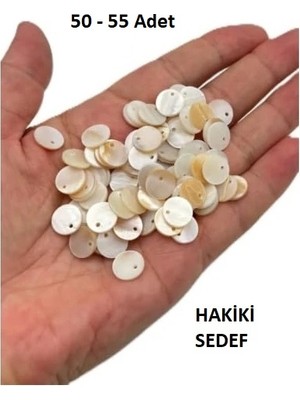 Moonaja Hakiki Sedef Pul - 50 gr 50 Adet -2 cm (20MM) Çap
