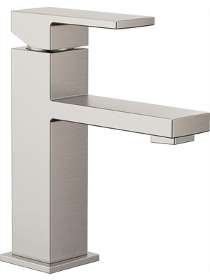 Valor Moen Revyl Spot Dirençli Nikel Tek Kolu Tek Delikli Modern Banyo Lavabo Bataryası Isteğe Bağlı Deck