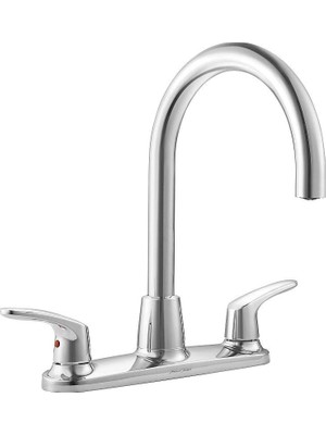 Valor American Standard 7074550.002 Colony Pro Iki Saplı Yüksek Arklu Mutfak Bataryası Cilalı Krom Daha A