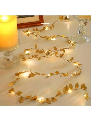 Valor 3 Metre Yaldızlı Gold LED Işık – Dekoratif Ortam ve Yılbaşı Aydınlatması