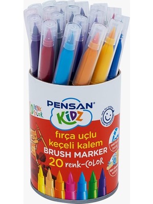 Valor Pensan Keçeli̇ Kalem 20 Li̇ Kidz Firça Uçlu PE4000KÇ