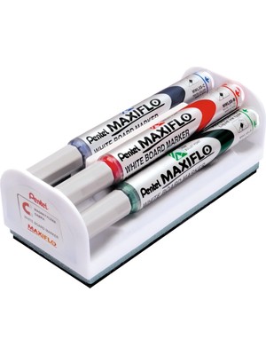 Valor Pentel Maxiflo Tahta Kalemi Set Sünger ile (Yuvarlak Uçlu Ince)