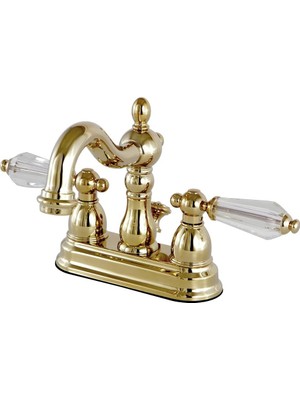 Valor Kingston Brass KS1602WLL Wilshire 10,64 cm Ortaya Çıkan Lavabo Bataryası, Cilalı Pirinç, 10,64 cm A
