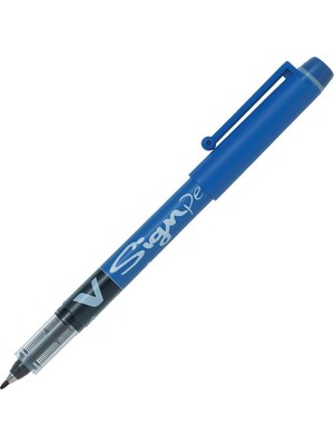 Valor Pilot V-Signpen Imza Kalemi, Mavi, 2,0 mm Uç