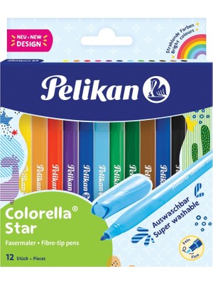 Valor Pelikan Colorella 12LI Keçeli Kalem