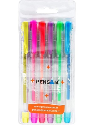 Valor Pensan My-Kıng Neon Jel Kalem 6lı Set - PE02227JK00N6