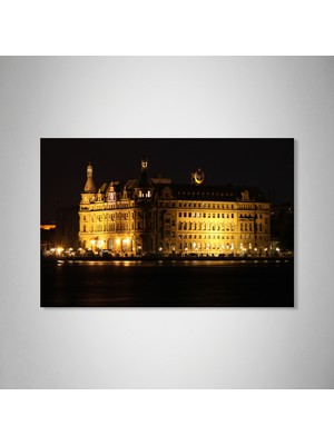 Ahsenico Kanvas Tablo Istanbul – Haydarpaşa'nın Işığında Zamanın Sessizliği