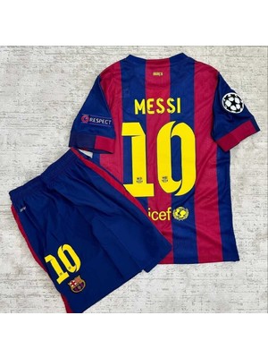 Breathless F.c Barcelona 2015 Şampiyonlar Ligi Finali Lionel Messi Nostalji Çocuk Forması