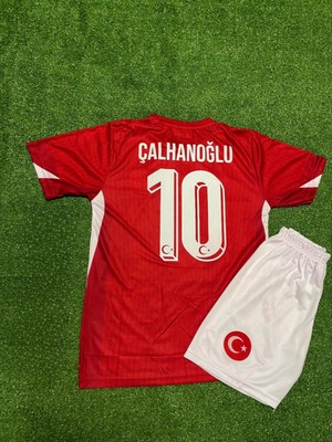 Breathless Türkiye Milli Takımı Euro 2024 Hakan Çalhanoğlu Çocuk Forması (Red)