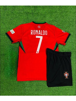 Breathless Portekiz 2024-25 Sezonu Cristiano Ronaldo Iç Saha Çocuk Forması
