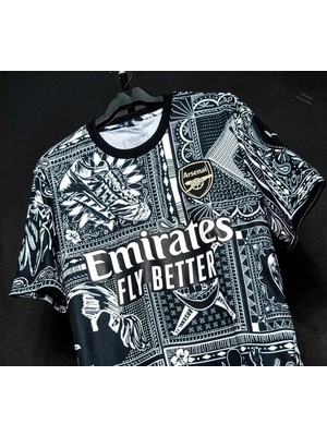 Breathless Arsenal 2023/24 Yeni Sezon Maç Önü (Pre Match ) Özel Konsept Forması (Kısa)
