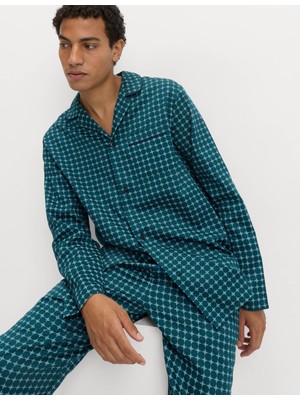 Marks & Spencer Pamuklu Desenli Pijama Takımı