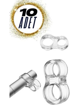 CATEKSSS 15'li Silikon Kapı Kolu Stoperi (15 Adet) Silikon Dayanıklı Kapı Kolu Koruyucusu Tr