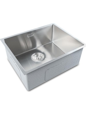 1001 Stella 4454 El Yapımı Paslanmaz Çelik Eviye (Inox)