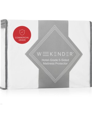 1001 Otel-Grade Fuenfkant-Jersey Nevresim – Su Geçirmez Pu-Katman – Sessiz – Nefes Alır – Sın�
