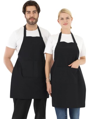 1001 Erkek ve Kadınlar Için - Şef, Aşçı, Kafe, Bbq, Kuaför Önlüğü Apron 80 x 60 cm Large Rahat