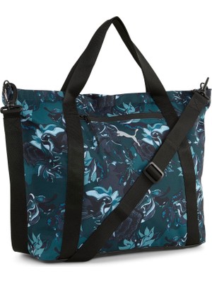 1001 At Green Terraıns Shopper Kadın Çanta Green Terrain-Puma Black-Aop Tek Beden